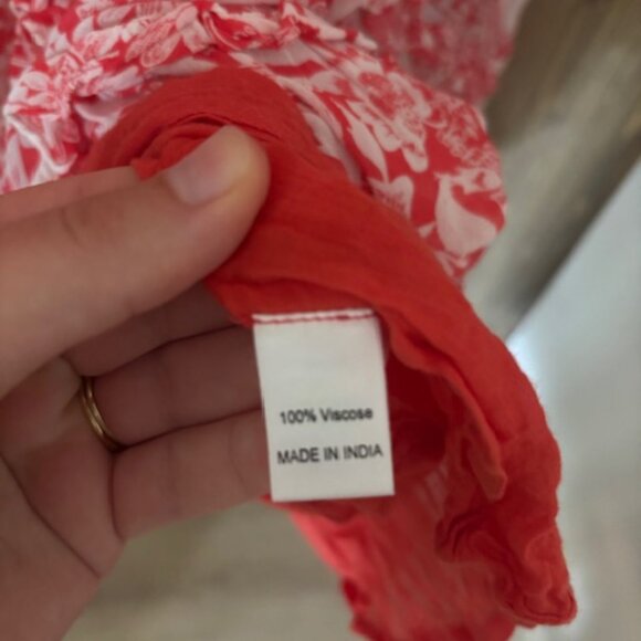 Banjanan Coral Midi Dress- Size Small - Picture 3 of 4